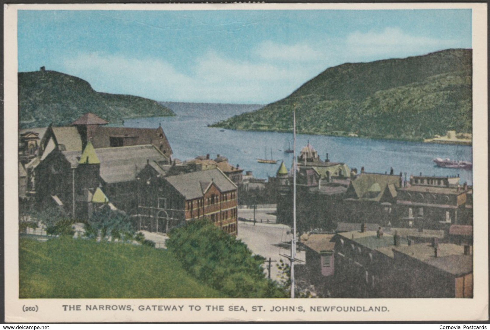 The Narrows, Gateway To The Sea, St John's, Newfoundland, 1954 - Postcard - St. John's