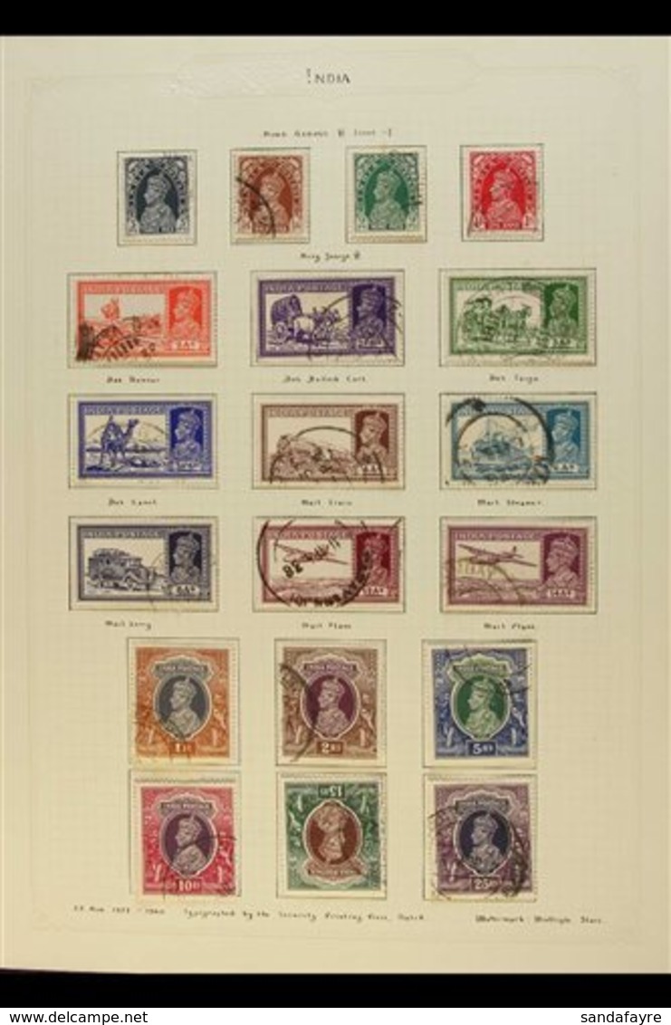 1937-1970 FINE USED COLLECTION.  An Attractive Collection, Mainly Of Complete Sets With Most Elusive Issues Present. Inc - Autres & Non Classés