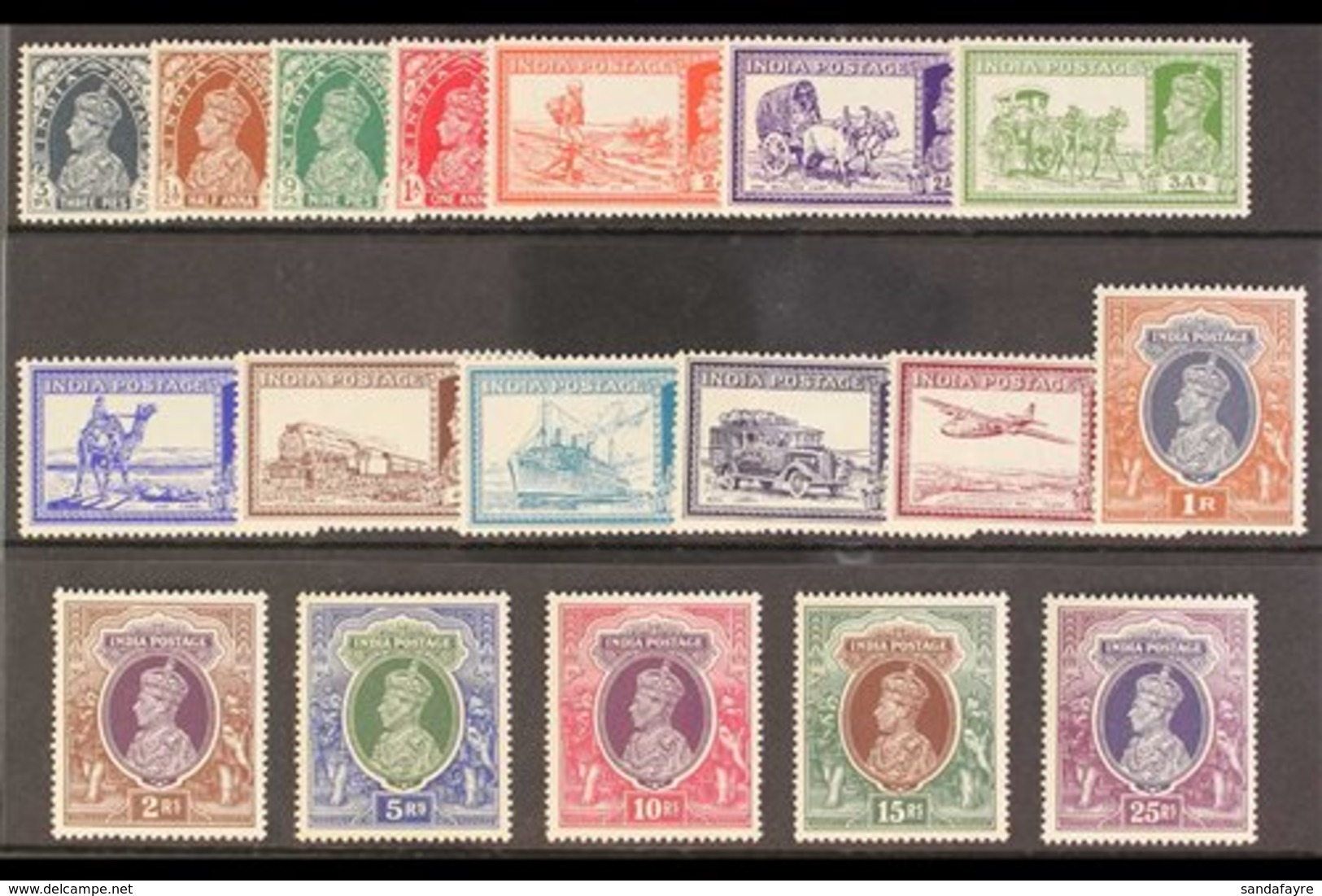 1937-40  Complete Set, SG 247/64, Superb Never Hinged Mint, Very Fresh Colours And Superb Fresh White Gum, Very Attracti - Other & Unclassified