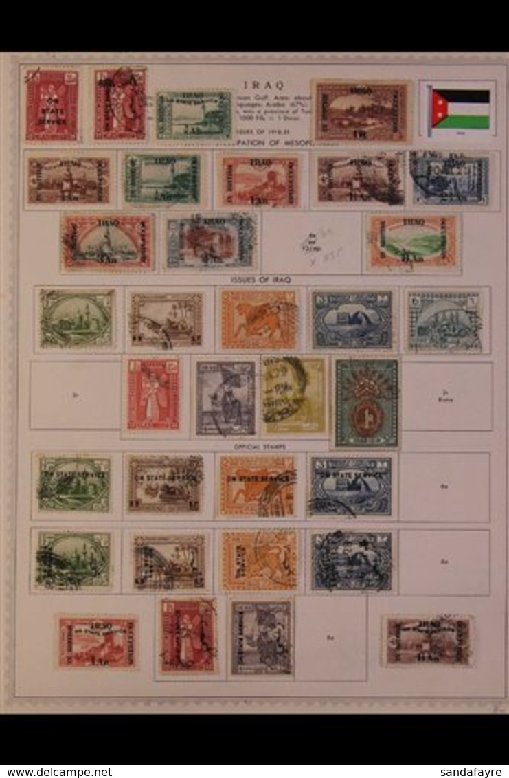 1918-1985 ALL DIFFERENT COLLECTION.  A Most Useful, ALL DIFFERENT Mint & Used Collection On Printed Pages, Many Complete - Iraq