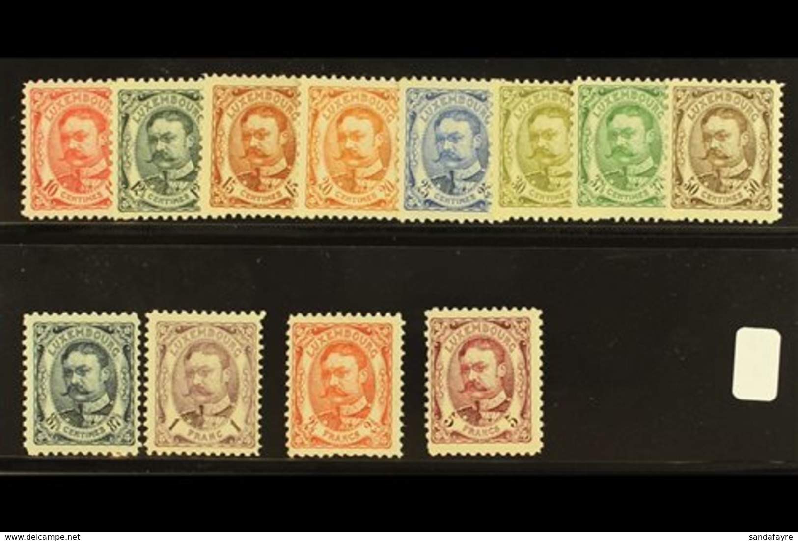 1906  Definitives Complete Set, Yv 74/85, Very Fine Mint, All But The 10c, 37½c & 87½c Are Never Hinged.  (12 Stamps) Fo - Other & Unclassified