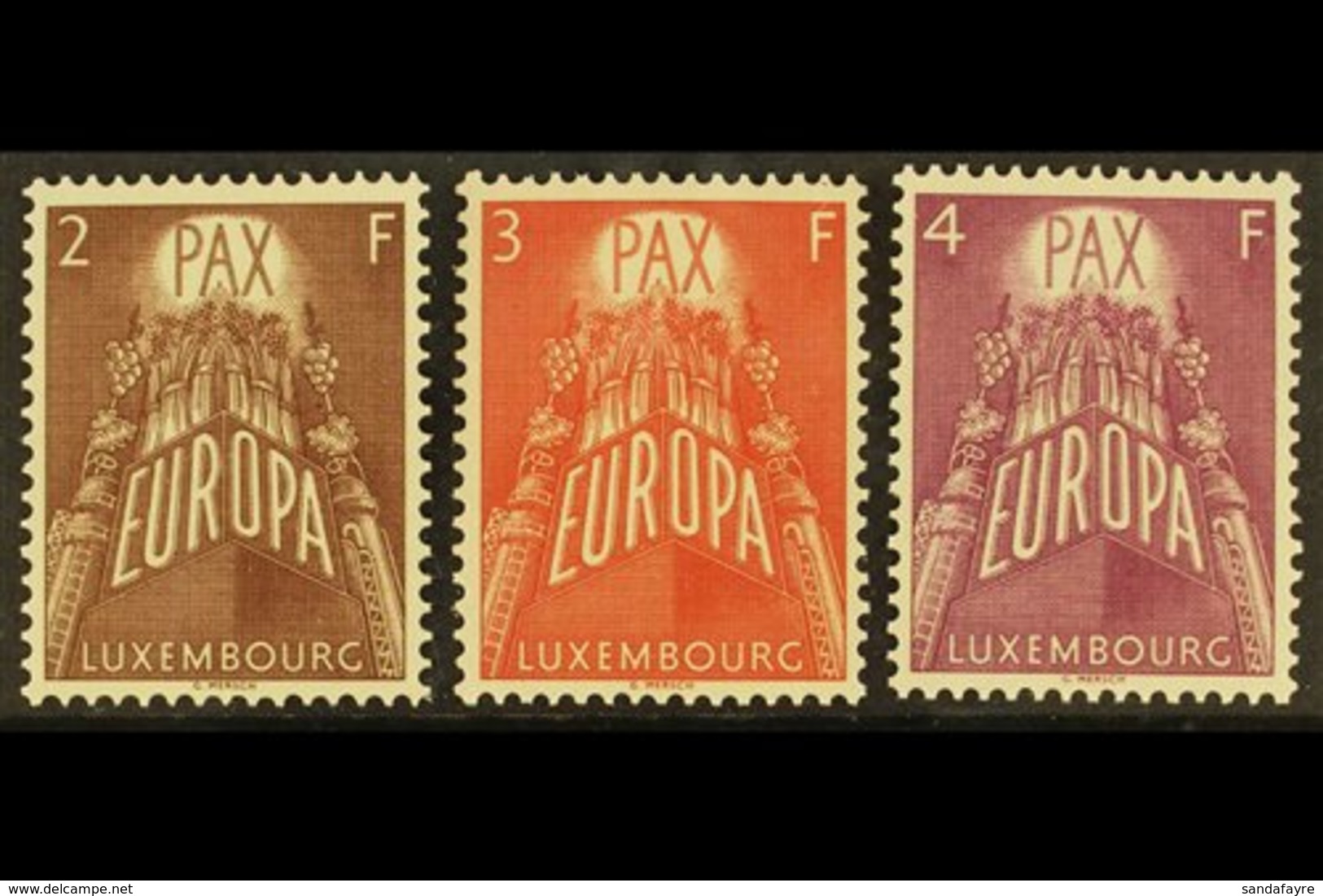 1957  Europa Set, Mi 572/74, SG 626/28, Never Hinged Mint (3 Stamps) For More Images, Please Visit Http://www.sandafayre - Other & Unclassified