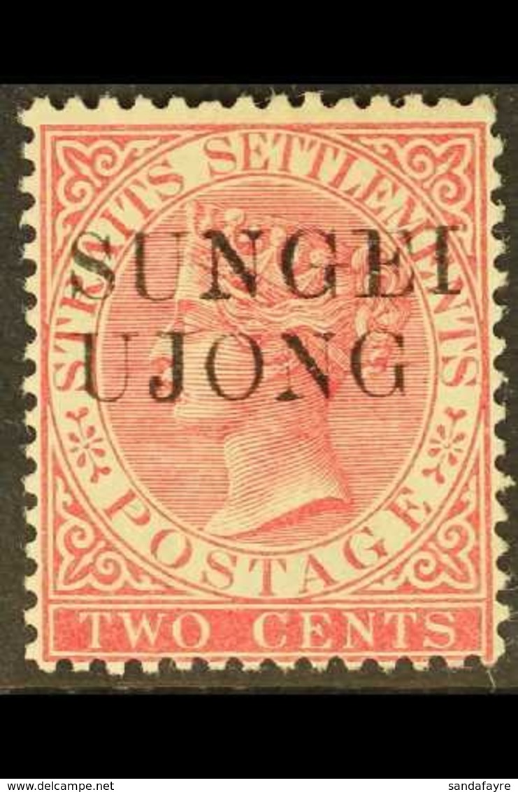NEGRI SEMBILAN  1885-90 2c Pale Rose, SG Type 26 "SUNGEI UJONG" Ovpt, SG 41, Very Fine Mint. For More Images, Please Vis - Other & Unclassified