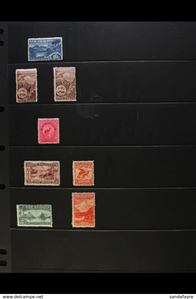 1902-07 PERF 14 FINE MINT PICTORIALS  An All Different Group Of The Watermarked On Thin Hard "Cowan" Paper Issue, Perf 1 - Other & Unclassified