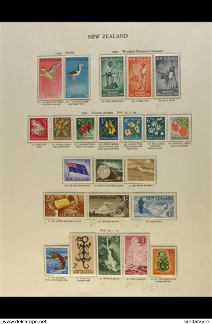 1953-60 NEVER HINGED MINT COLLECTION  An All Different Collection On Printed Album Pages, Includes 1955-59 Defin Set, 19 - Altri & Non Classificati