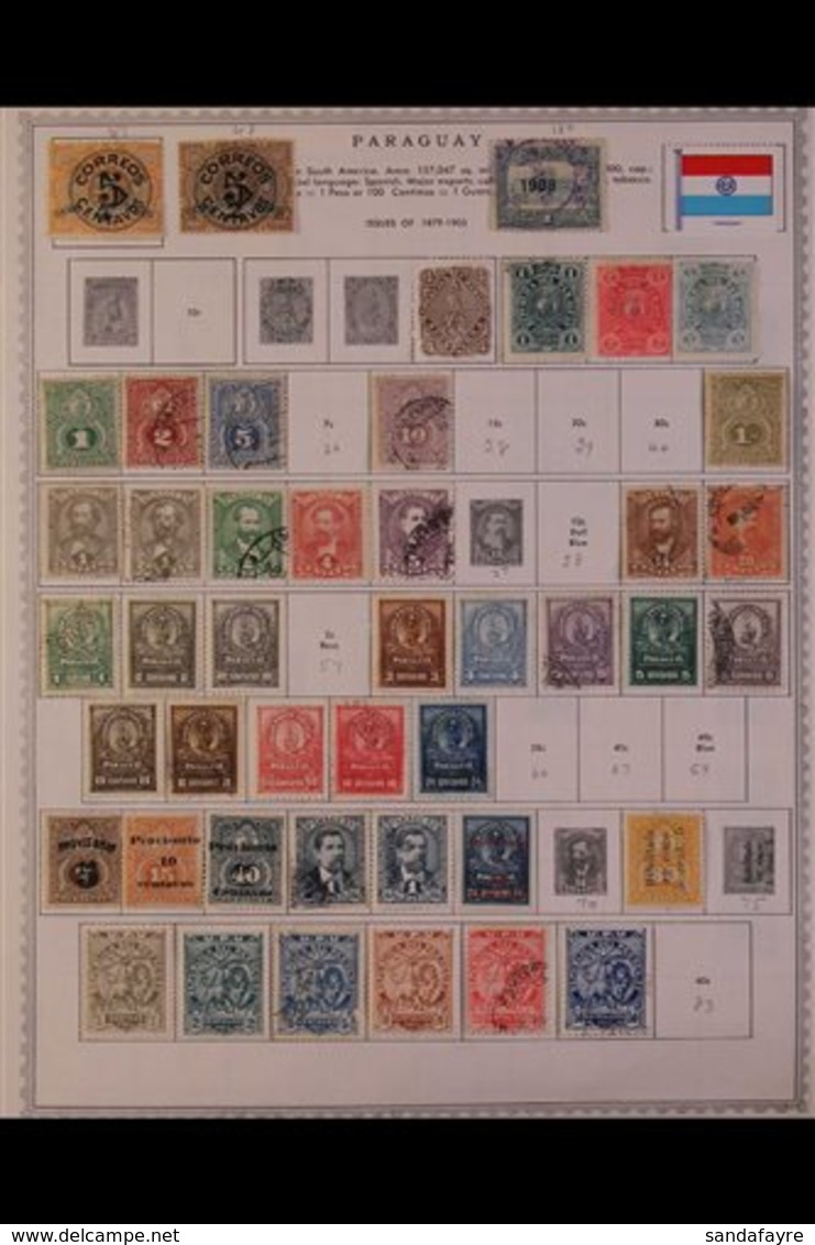 1852-2004 ALL DIFFERENT COLLECTION.  An Extensive, ALL DIFFERENT Mint & Used Collection, Presented Mostly On Printed Pag - Paraguay