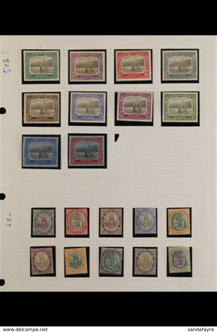1903-52 FINE MINT COLLECTION  Mostly COMPLETE SETS, Neatly Presented On Album Pages, Includes 1903 Set, 1905-18 Wmk MCA  - St.Kitts-et-Nevis ( 1983-...)