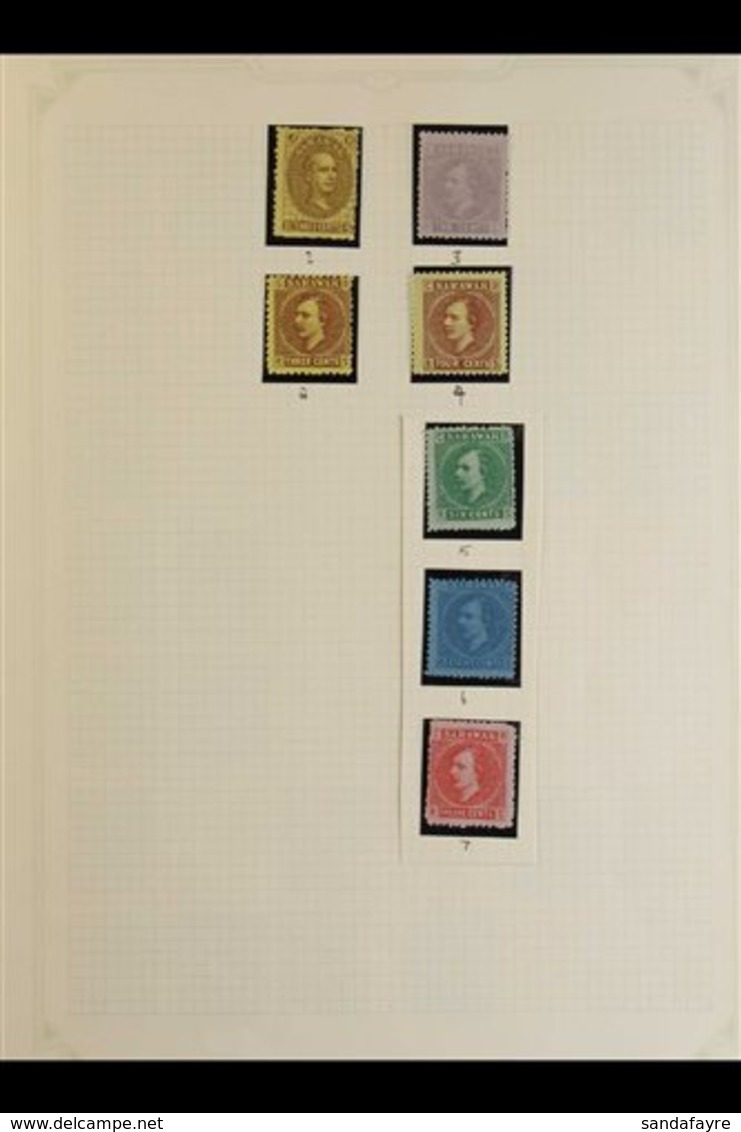 1869 - 1965 FRESH MINT COLLECTION  Written Up On Pages With Some Light Duplication , Shades, Complete Sets And Better Va - Sarawak (...-1963)