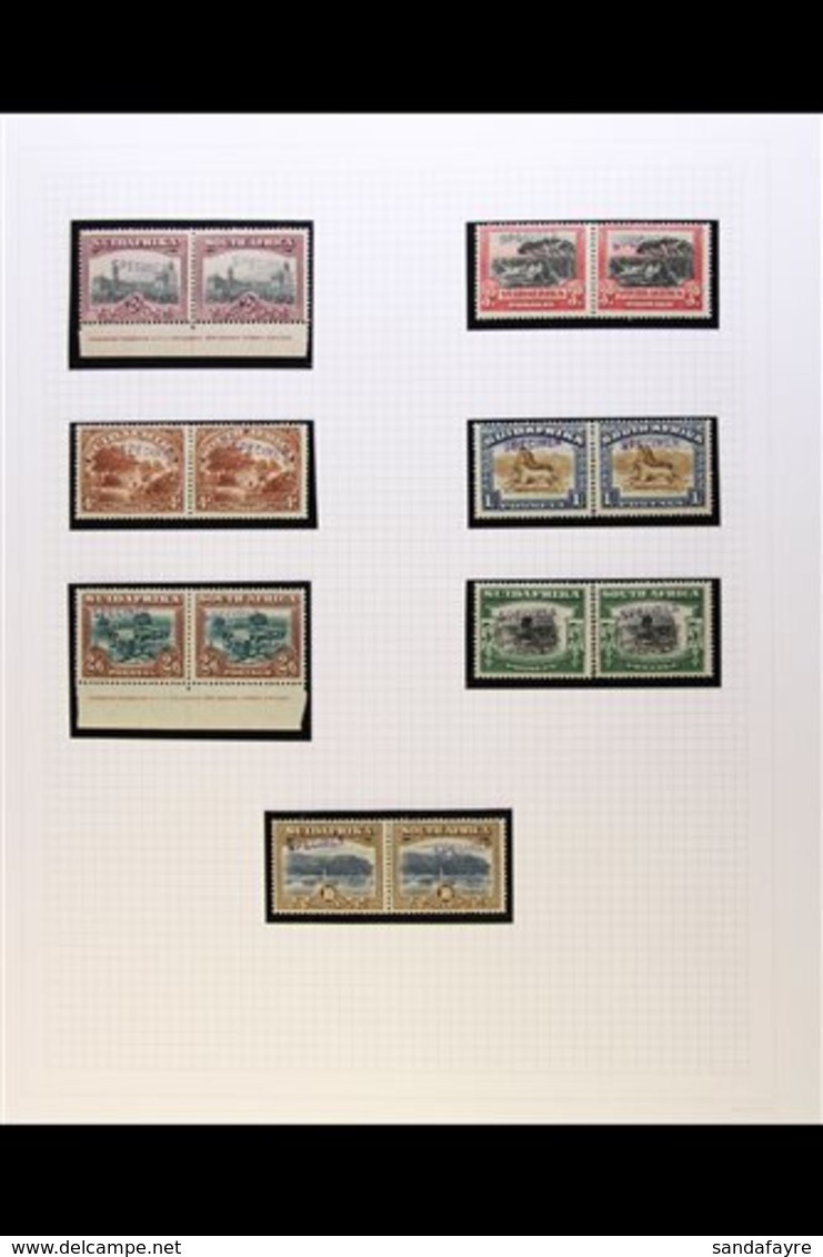 1927-30  SPECIMEN Handstamps On London Pictorial Definitives Set, SG 34s/9s, Generally Fine Mint, But Mostly Split Pairs - Non Classés