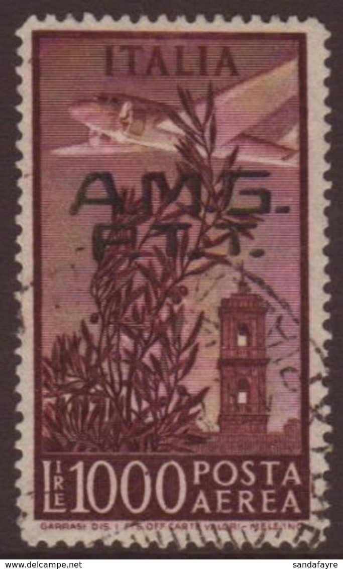 ZONE A  1948 Air 1000L Brown-lilac, Sass 16, Very Fine Used With Part Cds. For More Images, Please Visit Http://www.sand - Autres & Non Classés