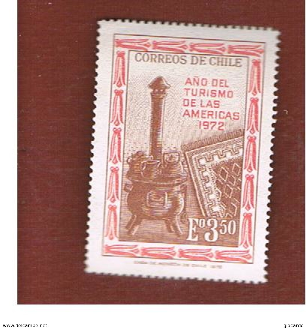 CILE (CHILE)  -  SG 704  -  1972 TOURIST YEAR   -  MINT** - Cile