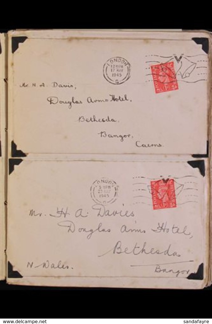 1939-48 COVERS & CARDS ASSEMBLY.  An Interesting Collection Of  Mostly Wartime Mail Addressed Mainly To Welsh Addresses  - Other & Unclassified