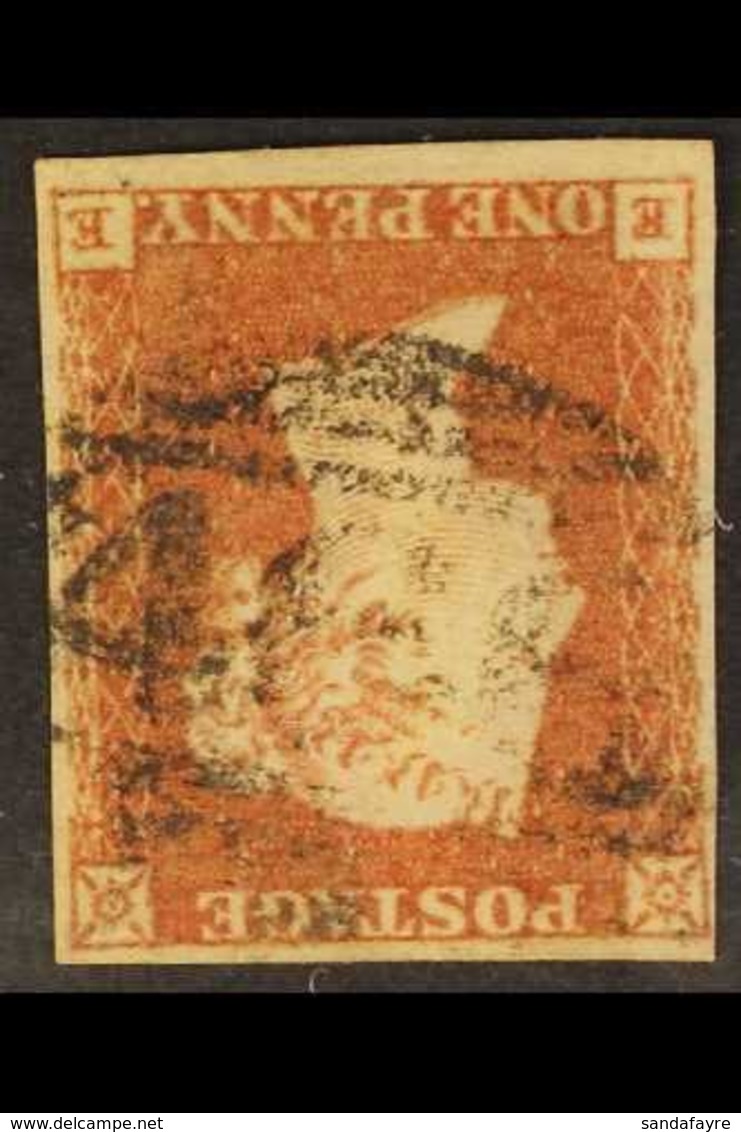 1841  1d Red-brown, "E E" Check Letters, WATERMARK INVERTED, SG 8Wi, Good To Fine Used, Four Margins. For More Images, P - Other & Unclassified