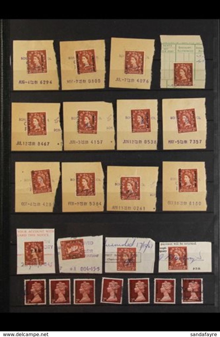 1953 - 1970 PRIVATE COMPANY OVERPRINTS  An Attractive Collection Of Used Stamps With Various Private Handstamps & Overpr - Other & Unclassified