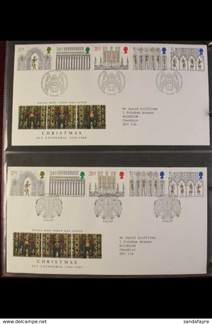 1986-1998 COMMEMORATIVE FDC COLLECTION  An All Different Collection In Two Volumes With A High Level Of Completion For T - FDC
