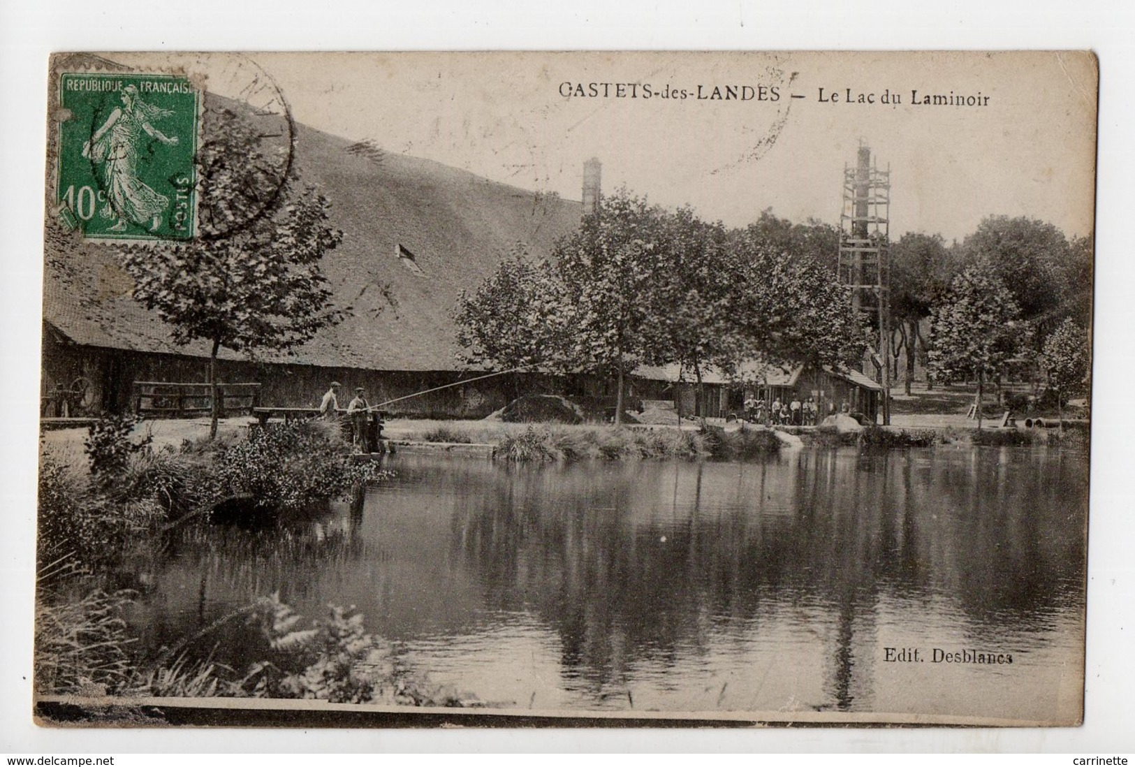 CASTETS Des LANDES - 40 - Landes - Le Lac Du Laminoir (Pêcheur) - Castets