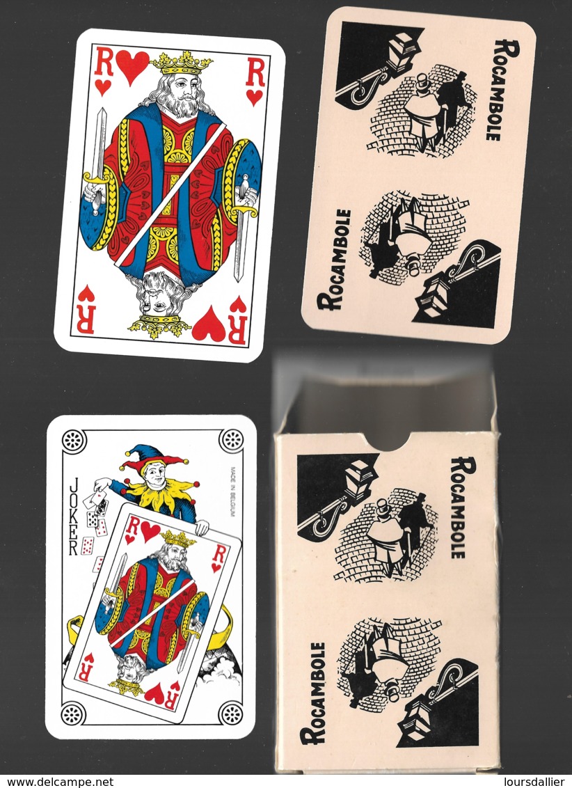 PLAYING CARDS JEU De 32 CARTES A JOUER ETS ROCAMBOLE  BRIDGE 2 Jockers MUNDI TURNHOUT BELGIUM - Andere & Zonder Classificatie