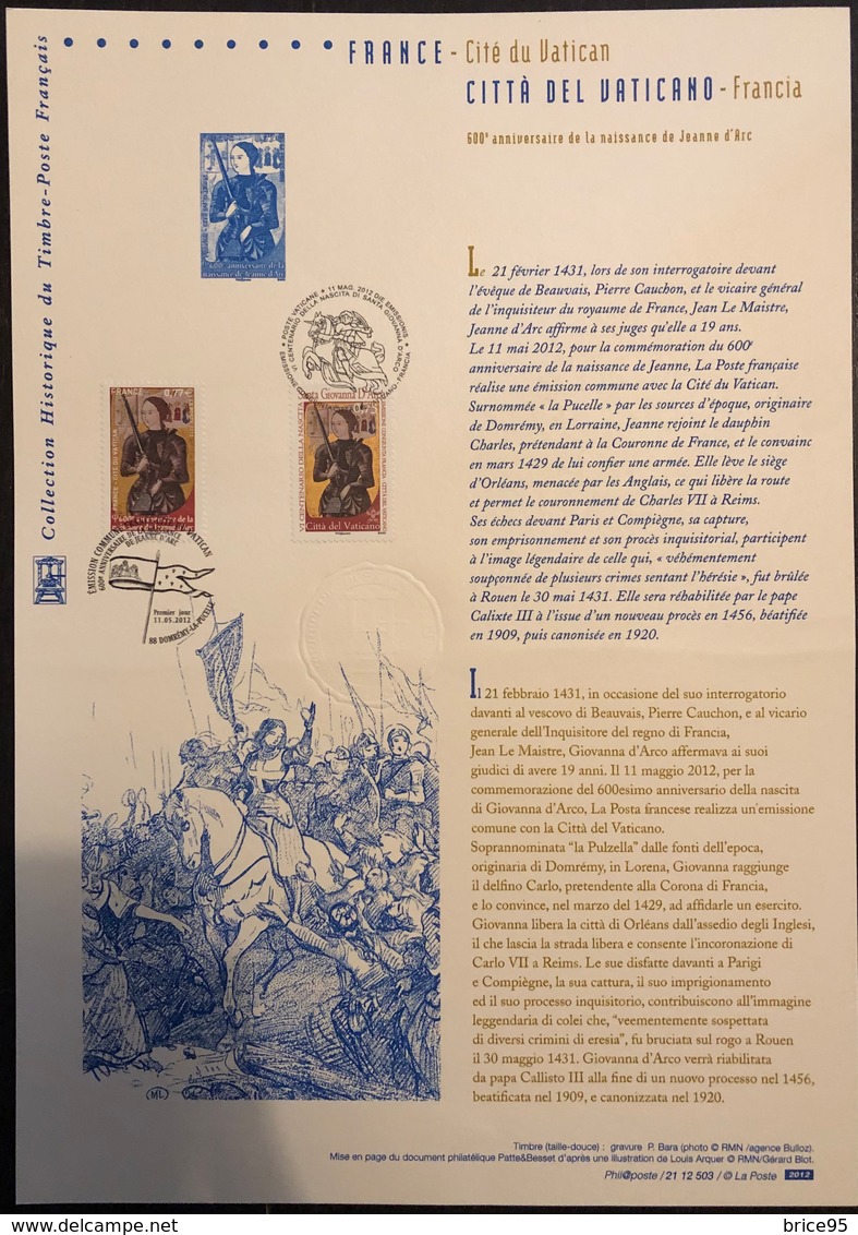 France Document Philatélique FDC - Premier Jour - YT Nº 4654 - 2012 - 2010-2019