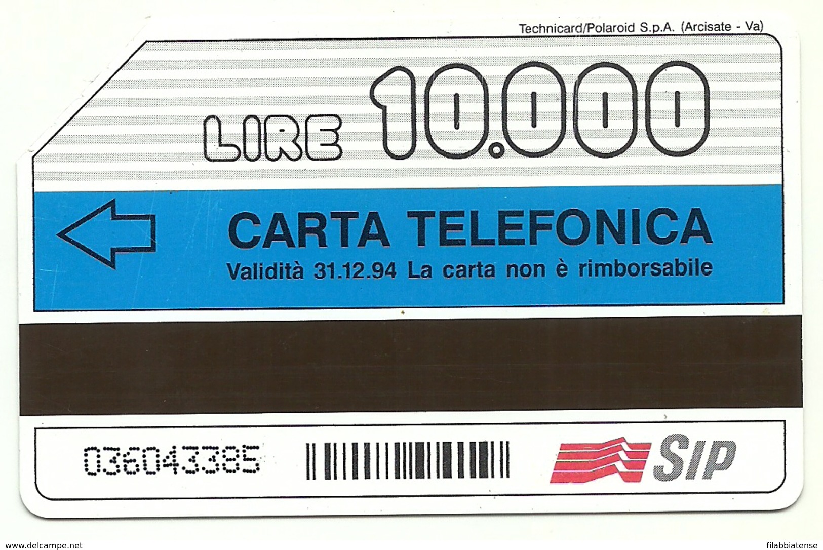 Italia - Tessera Telefonica Da 1.000 Lire N. 245 - 31/12/94 Peugeot - Pubbliche Ordinarie