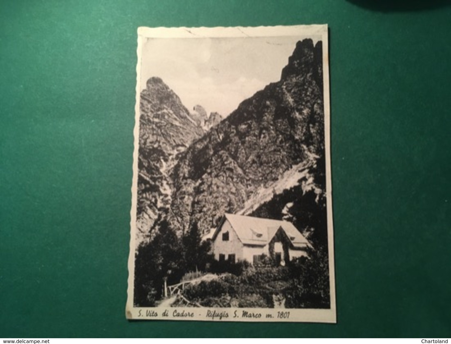 Cartolina S.Vito Di Cadore - Rifugio S. Marco M. 1801 - 1930 Ca. - Belluno