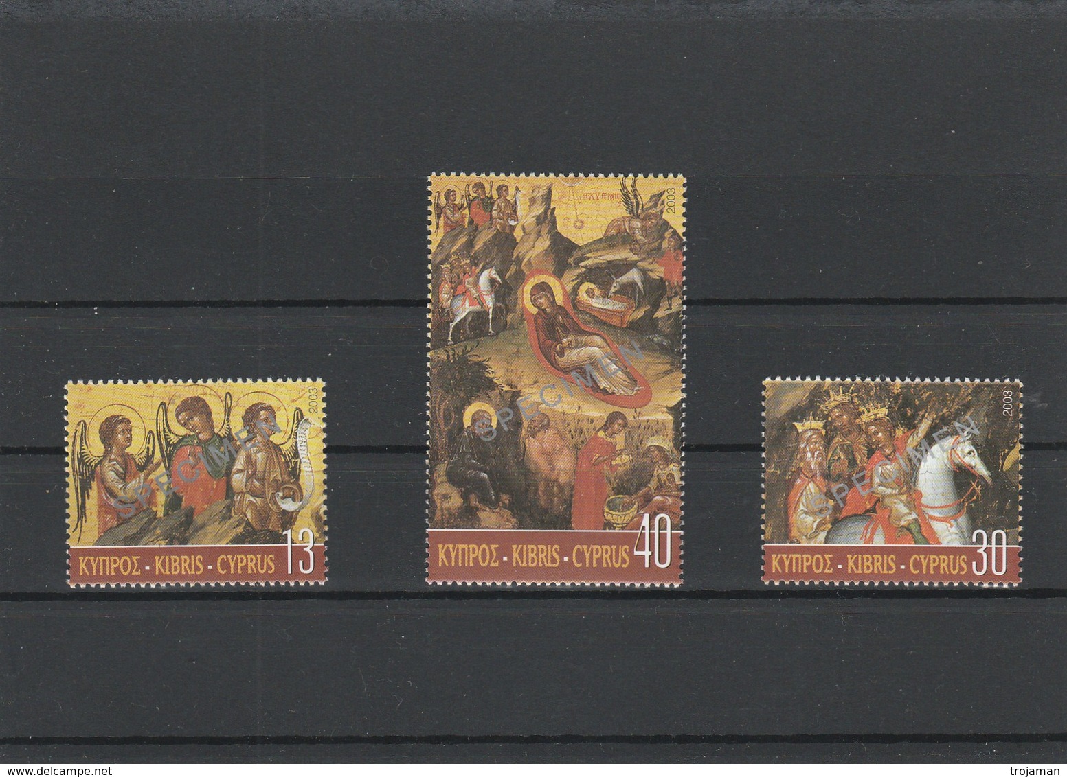 EX-19-05-08 CYPRUS. 2003. SPECIMEN. - Unused Stamps