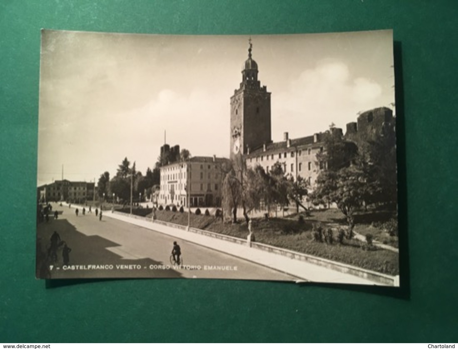 Cartolina Castelfranco Veneto - Corso Vittorio Emanuele - 1930 Ca. - Treviso