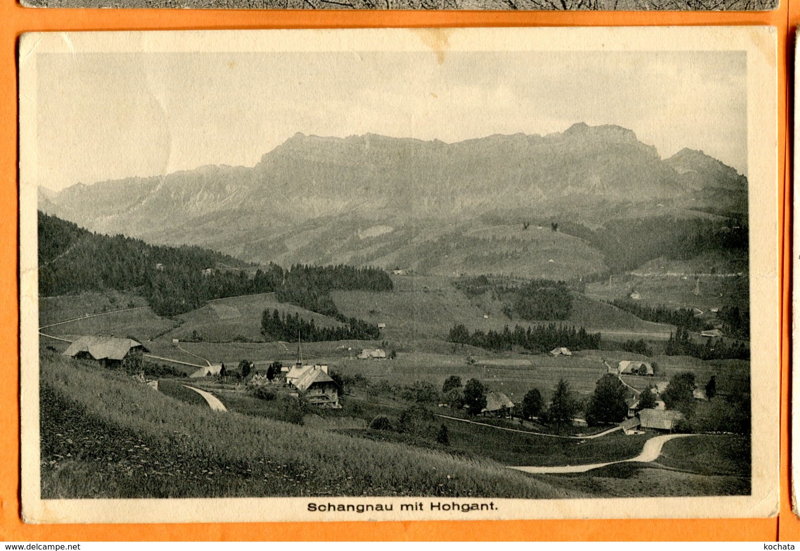 SPR067, Schangnau Mit Hohgant, édit. E. Blau, Pli, Circulée 1920 - Schangnau