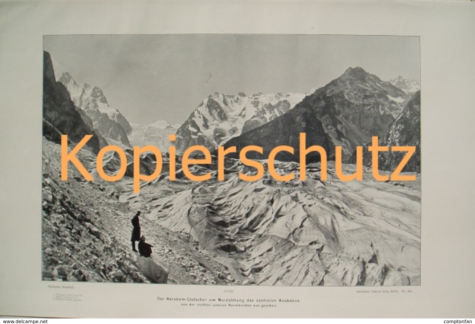 251-2 Sella: Karakorum Kaukasus Riesendruck 1902!! - Sonstige & Ohne Zuordnung