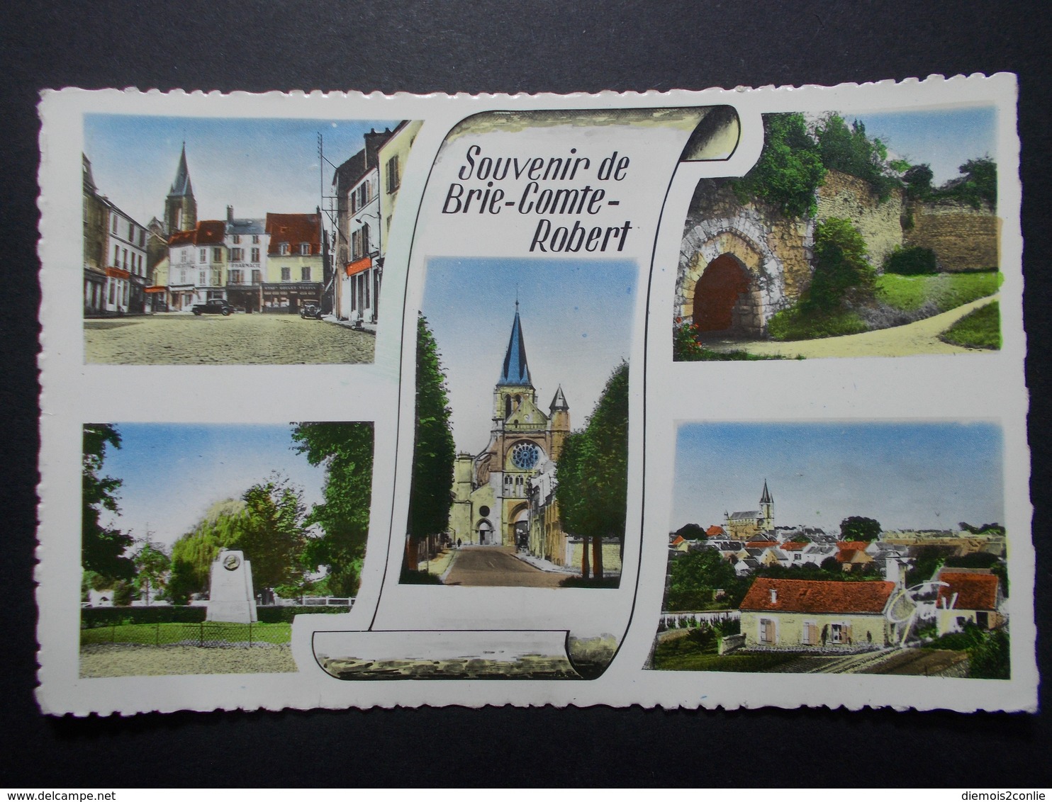 Carte Postale  - BRIE COMTE ROBERT (77) - Multi Vues - Souvenir ... (1735/1000) - Brie Comte Robert