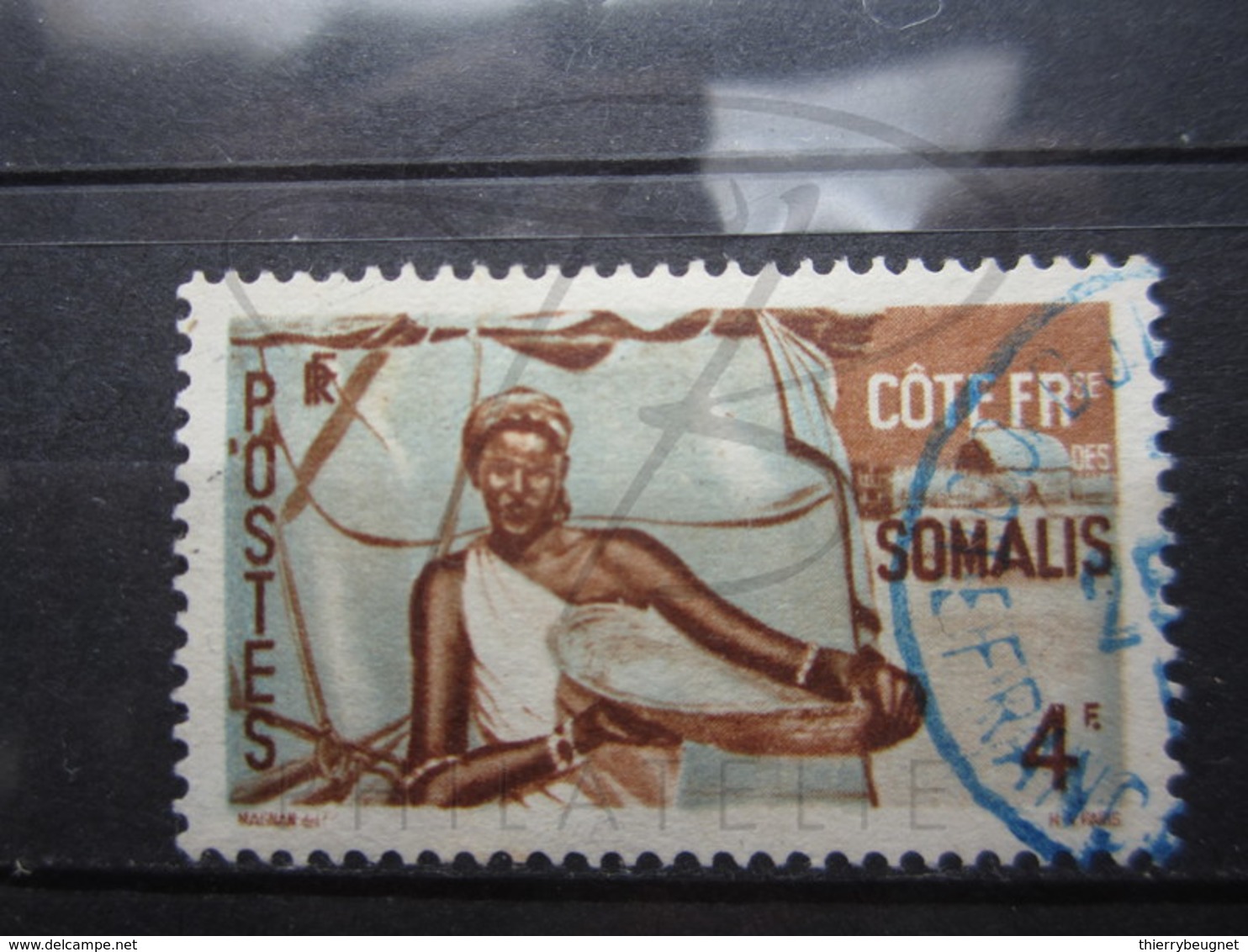 VEND BEAU TIMBRE DE LA COTE FRANCAISE DES SOMALIS N° 276 + CACHET BLEU !!! - Oblitérés