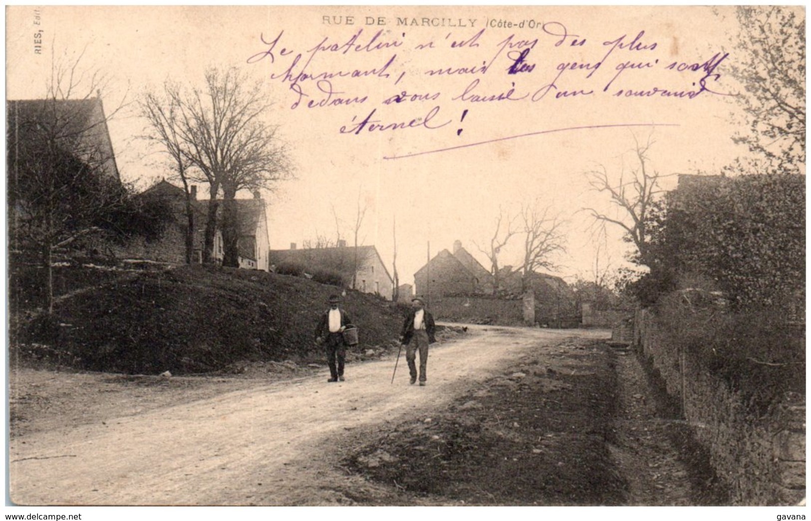 21 MARCILLY - Rue De Marcilly - Autres & Non Classés