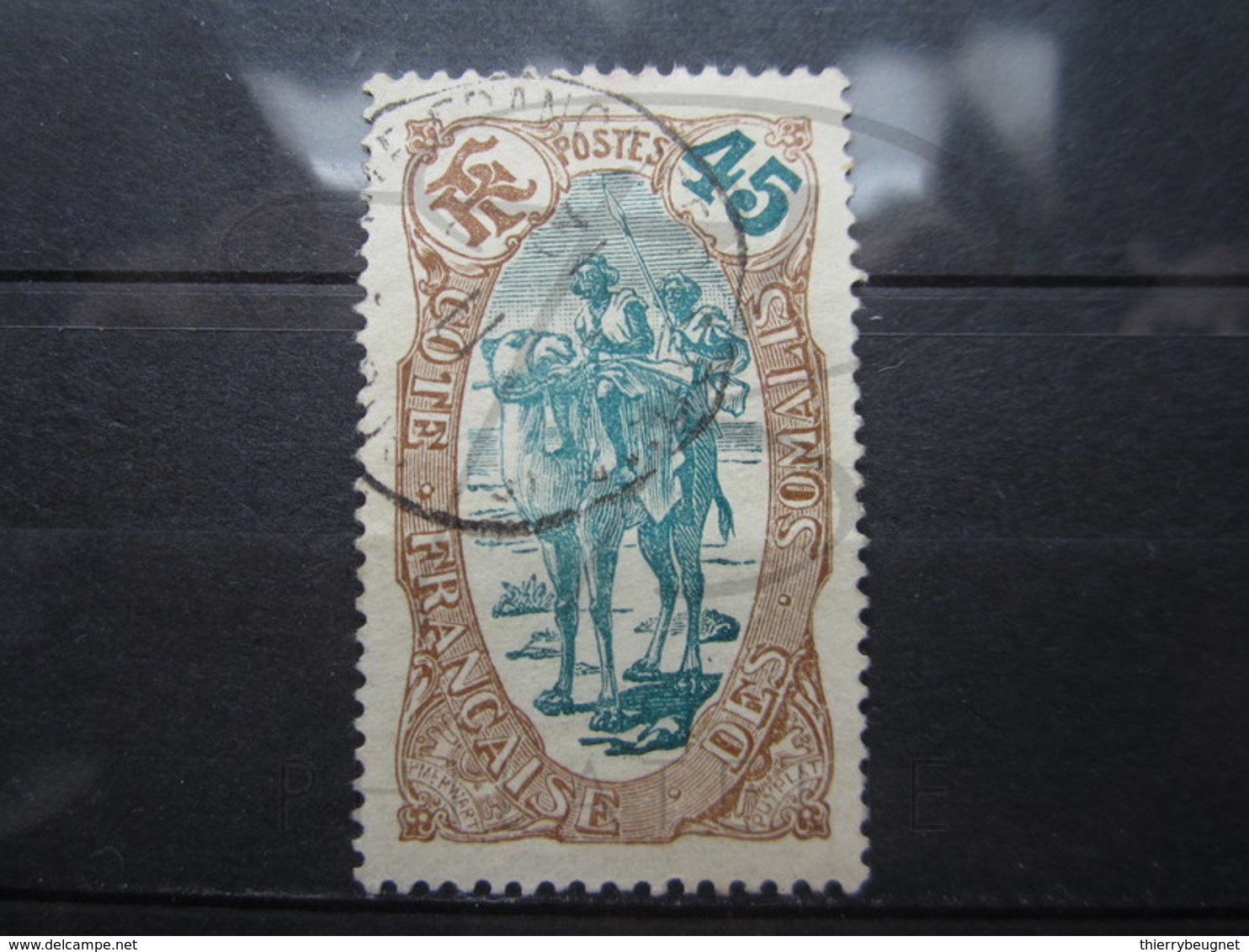 VEND BEAU TIMBRE DE LA COTE FRANCAISE DES SOMALIS N° 77 !!! - Used Stamps