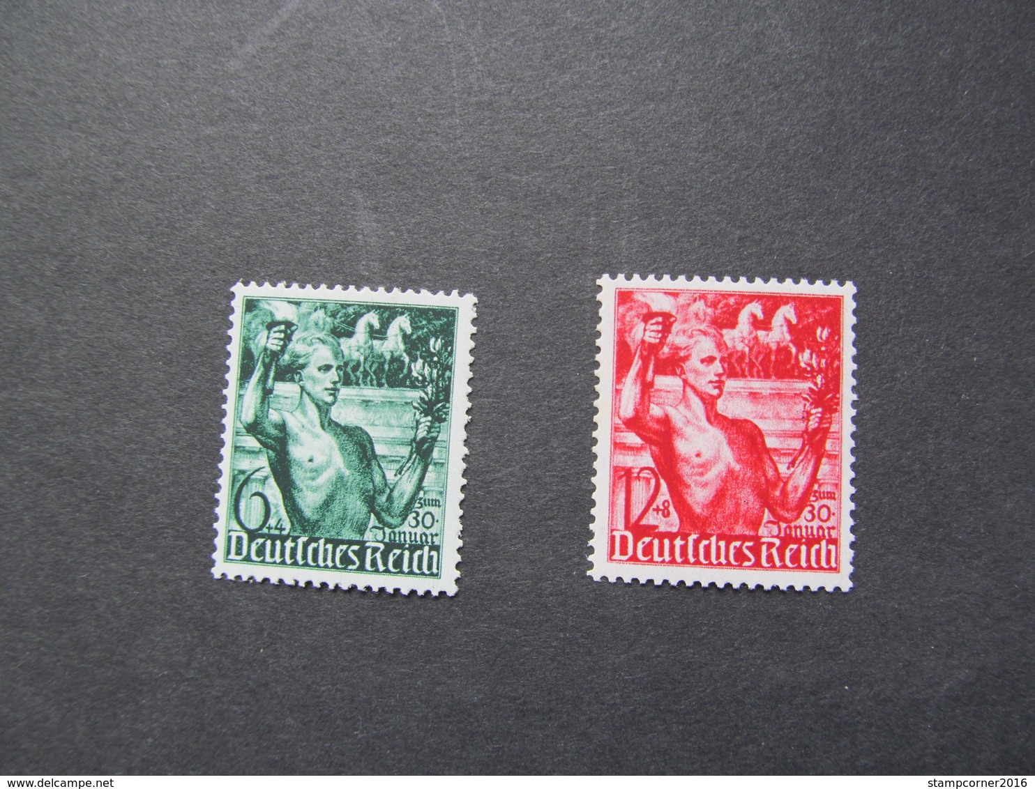 DR Nr. 660-661, 1938, Machtergreifung, Postfrisch/MNH/**, BS - Unused Stamps