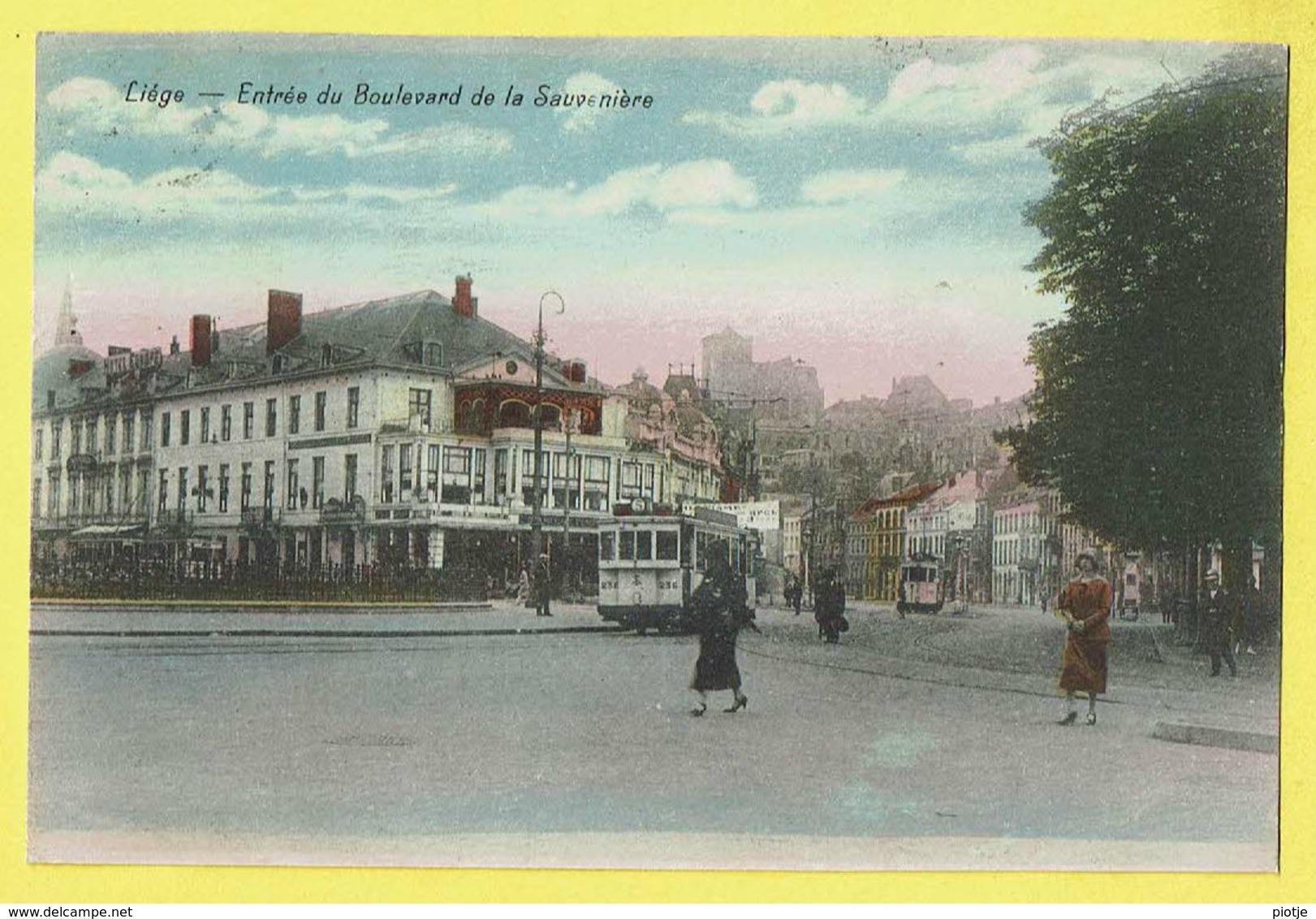 * Liège - Luik (La Wallonie) * (Maison Gérard, Rue Sohet) Entrée Du Boulevard De La Sauvenière, Tram, Vicinal, TOP - Liege