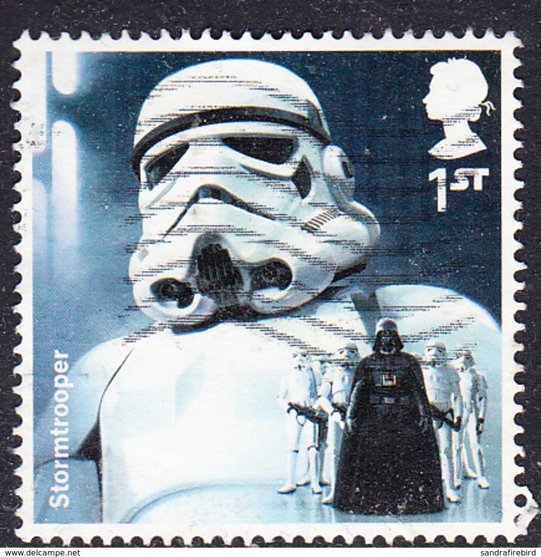 2015 GB -  Star Wars (1st Issue) - Star Wars - Stormtrooper 1st-  Used SG3761 - Used Stamps