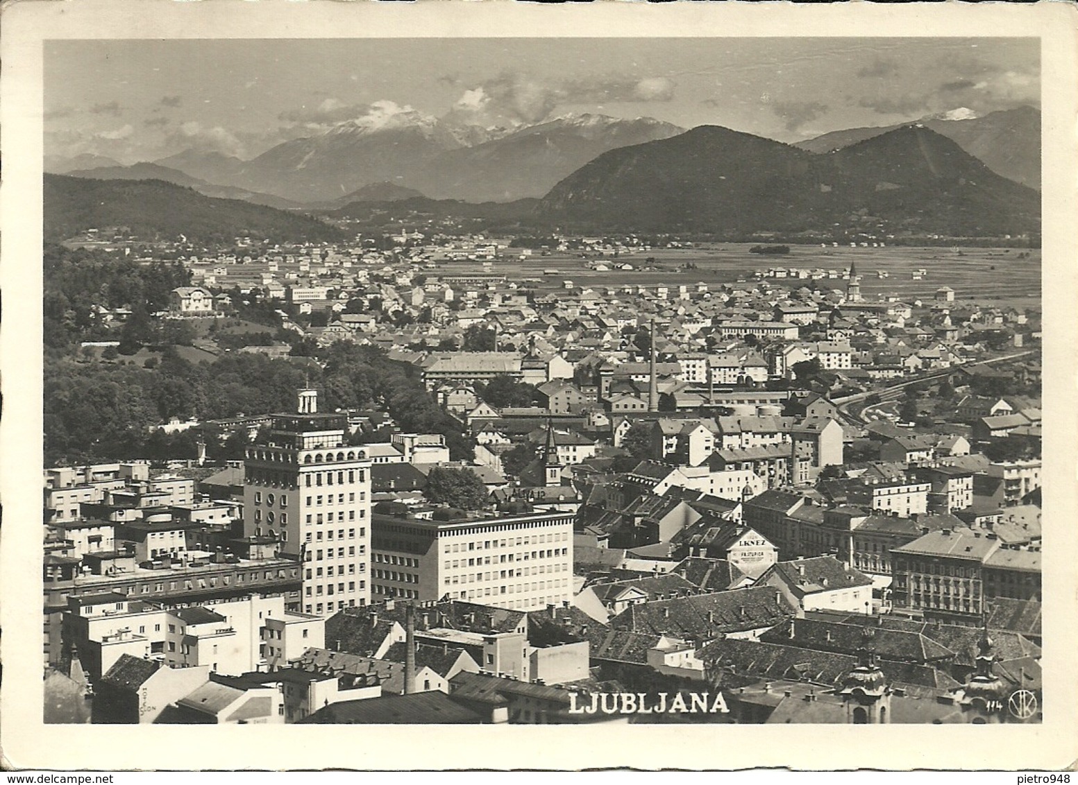 Ljubljana, Lubiana (Slovenia, Ex Jugoslavia) Panorama, General View, Vue Generale, Gesamtansicht - Slovenia