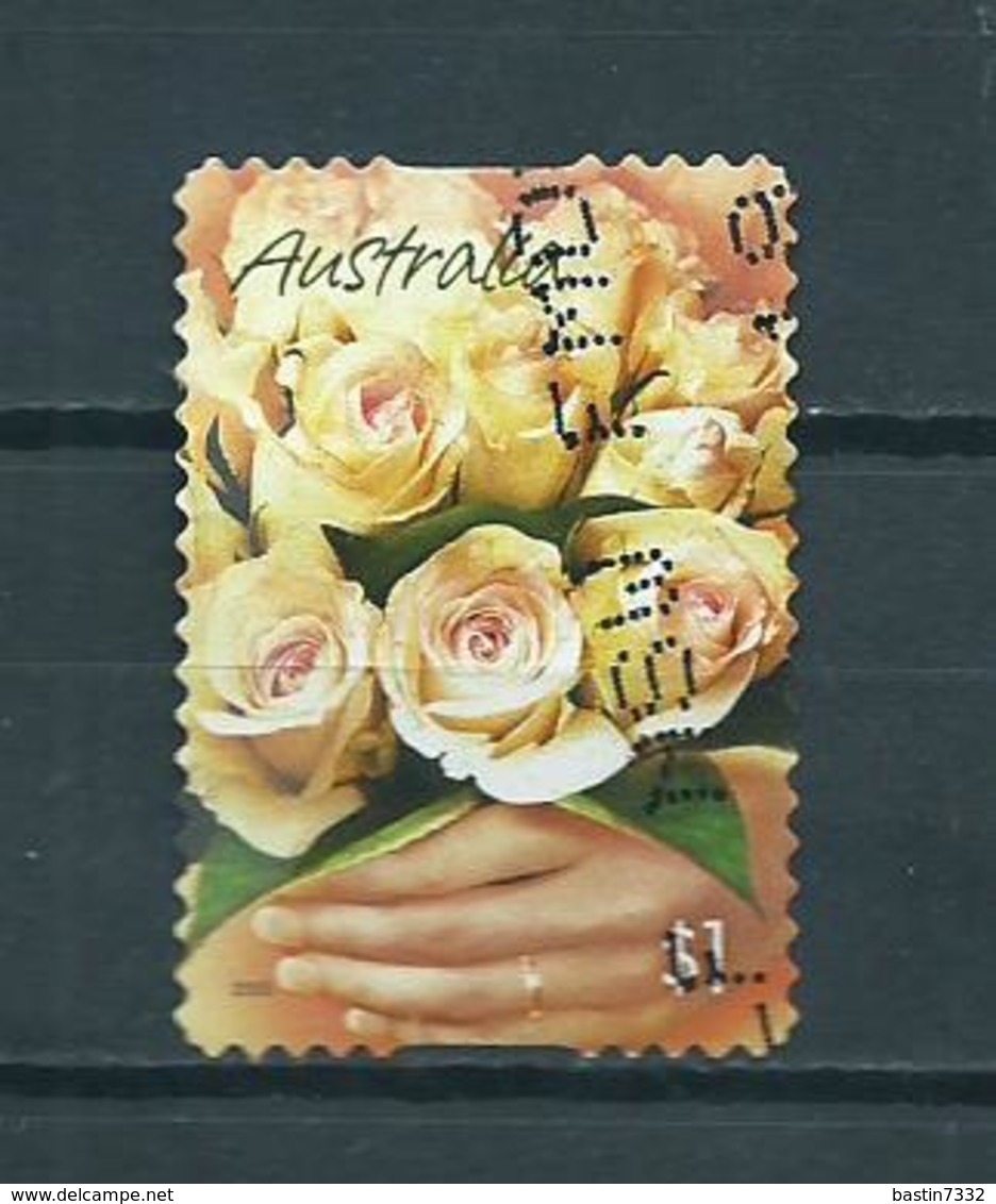 2005 Australia $1.00 Roses,self-adhesive Used/gebruikt/oblitere - Gebruikt