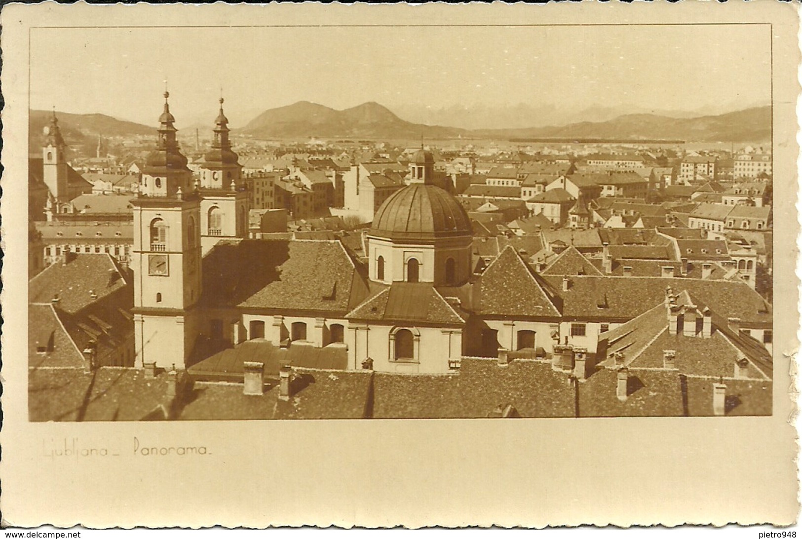 Ljubljana, Lubiana (Slovenia, Ex Jugoslavia) Panorama, General View, Vue Generale, Gesamtansicht - Slovenia