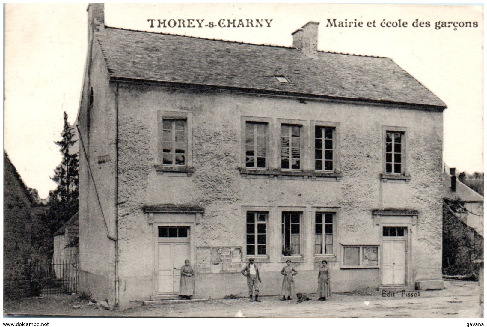 21 THOREY-sur-CHARNY - Mairie Et école Des Garçons - Autres & Non Classés