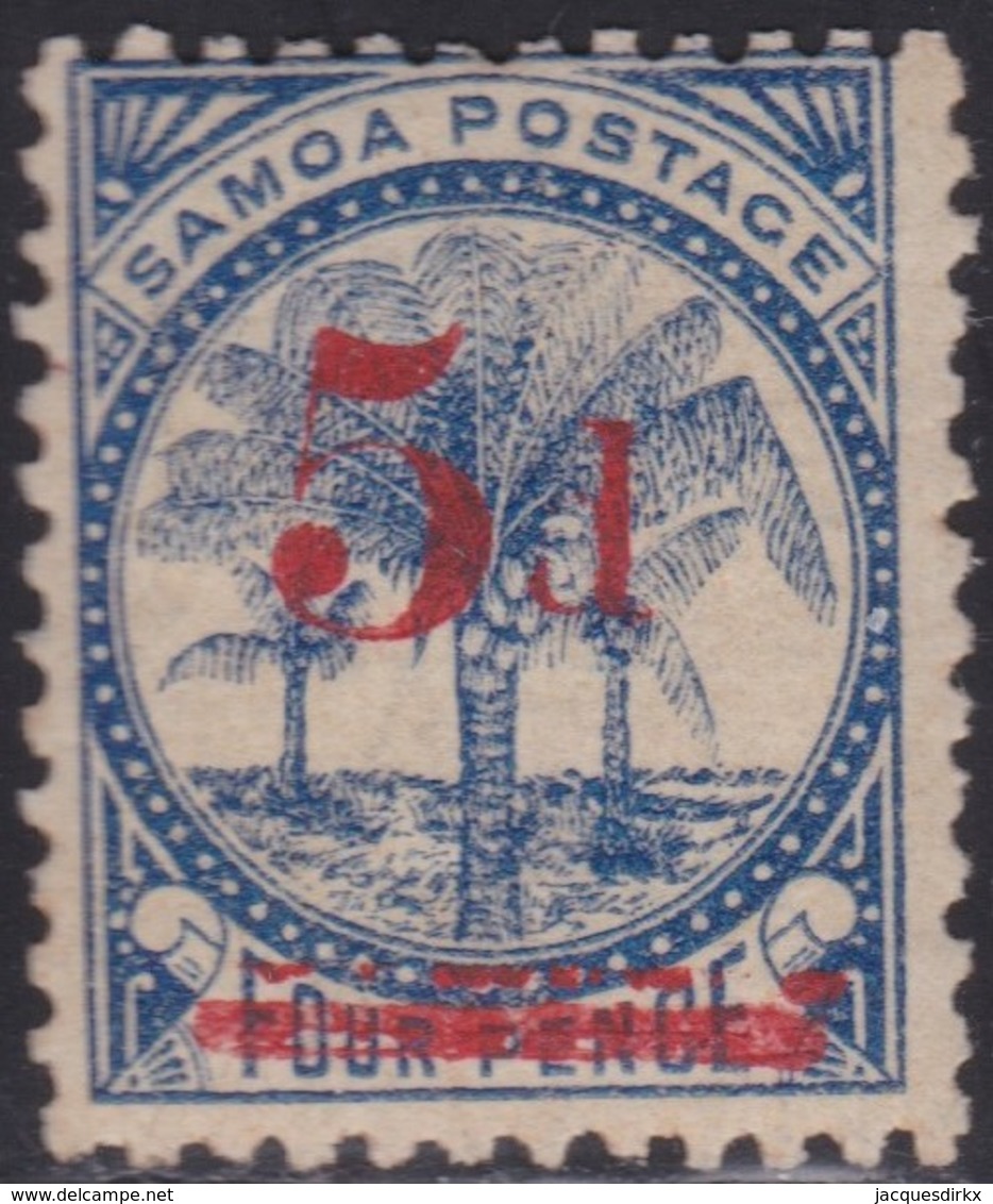 Samoa      .   SG  .   69    .   *     .    Mint-hinged     .   /    .   Ongebruikt - Samoa