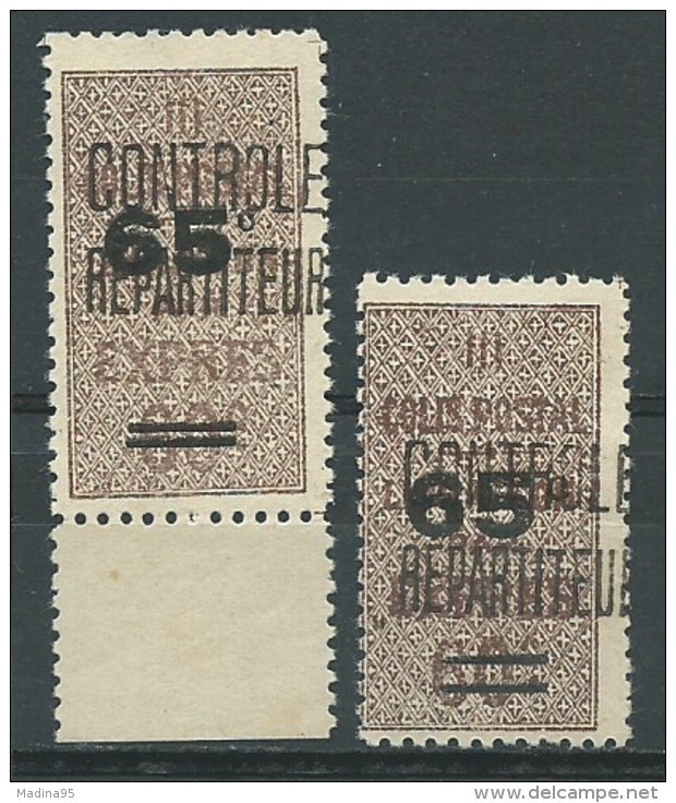 ALGERIE: **, CP N°15 + 15a, TB - Colis Postaux