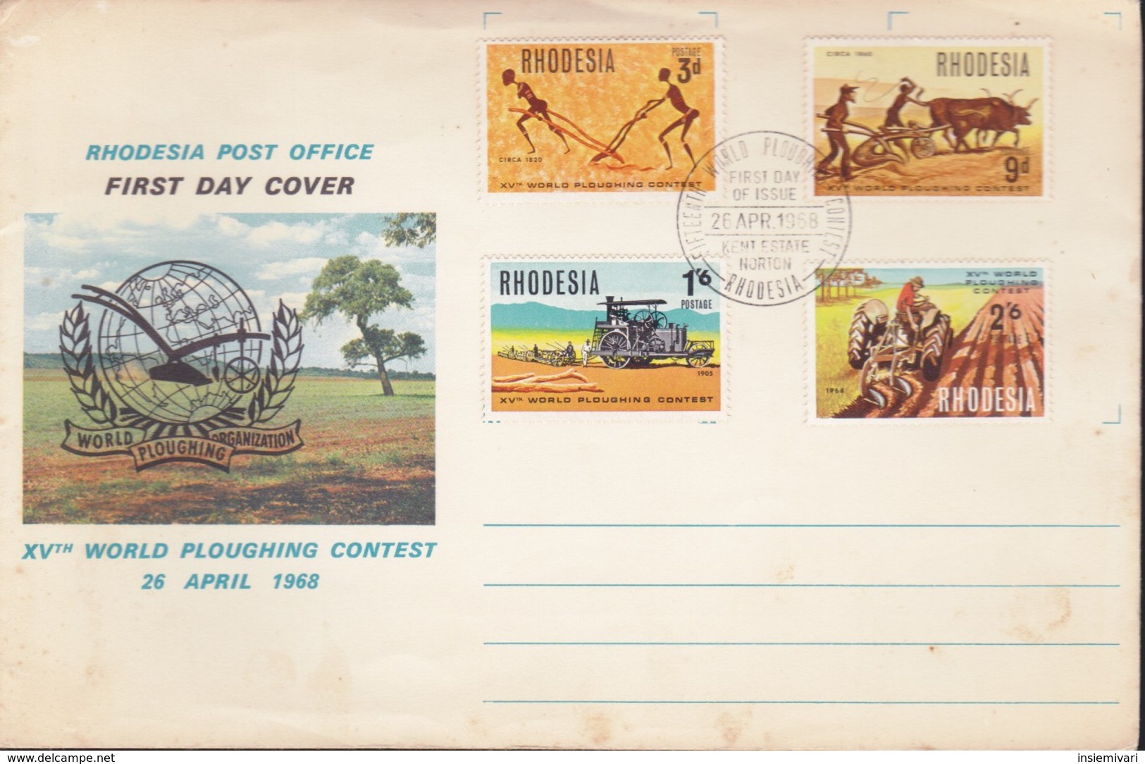 Rhodesia 1968 - Busta Fdc 26/04/1968. - Altri - Africa