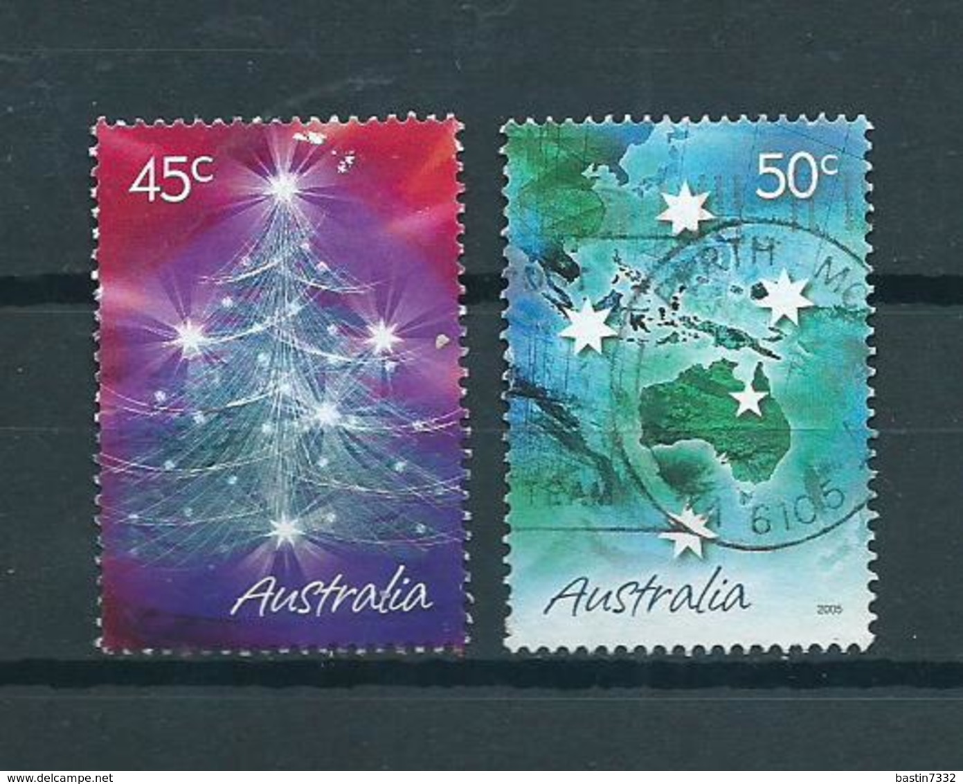 2005 Australia Complete Set Greetings Used/gebruikt/oblitere - Gebruikt