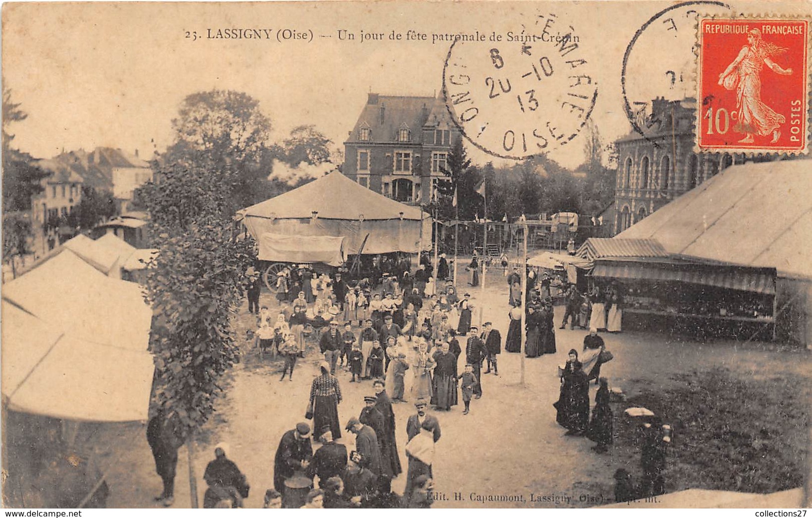 60-LASSIGNY- UN JOUR DE FÊTE PATRONALE DE SAINT-CREPIN - Lassigny