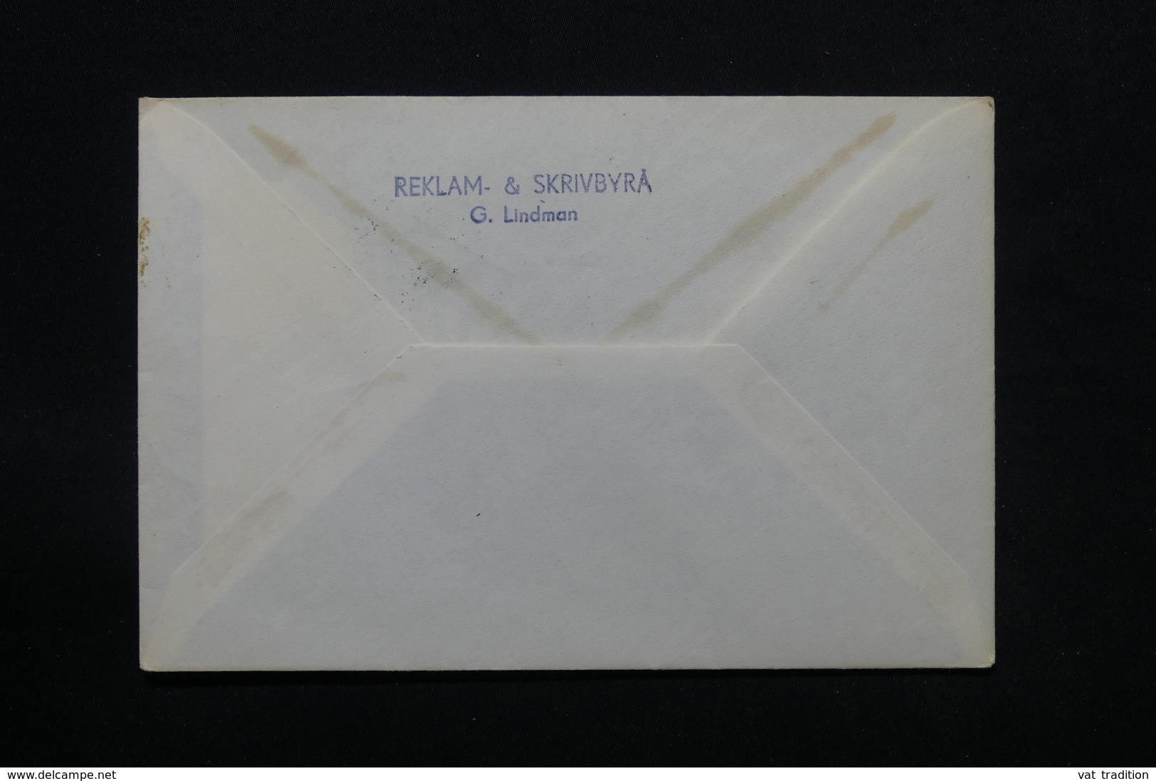 SUÈDE - Enveloppe Transportée Par Hélicoptère En 1952 - L 27982 - Cartas & Documentos