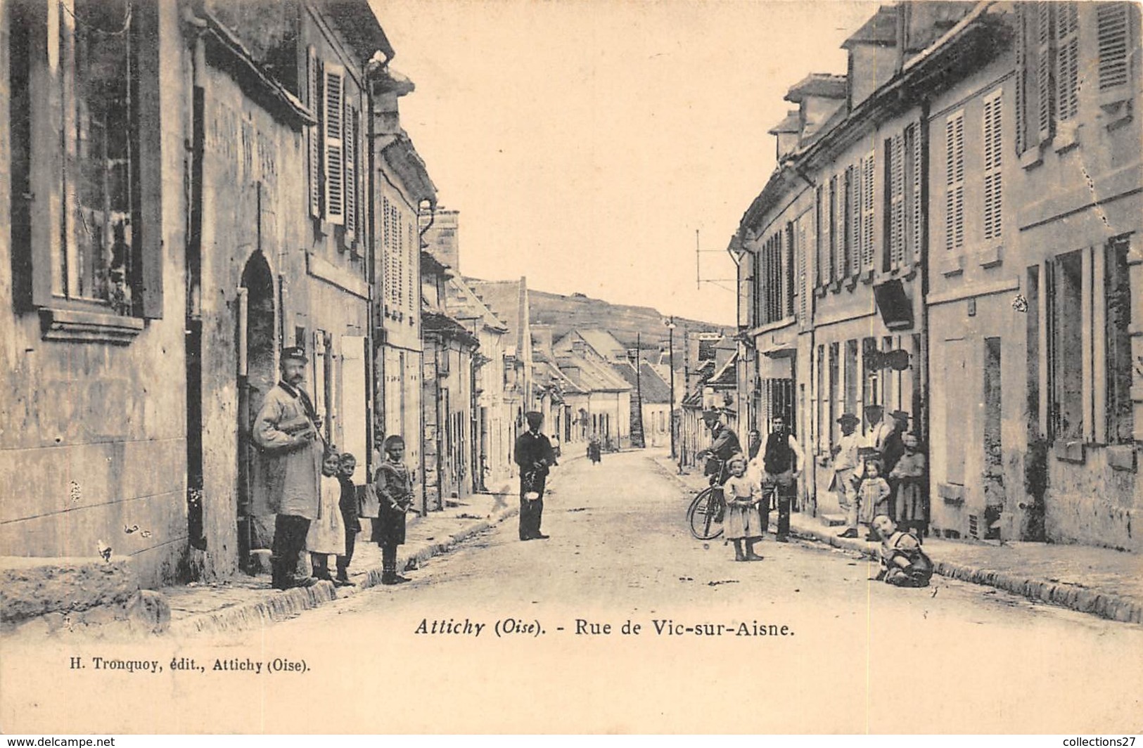 60-ATTICHY-RUE DE VIC-SUR-AISNE - Attichy