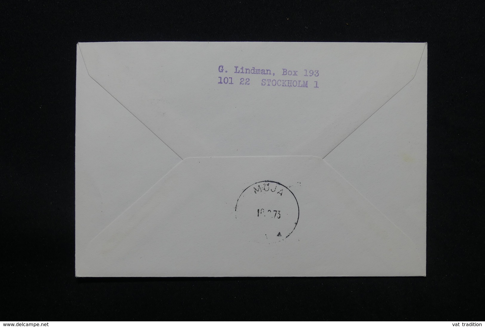 SUÈDE - Enveloppe Transportée Par Hélicoptère En 1973 - L 27986 - Covers & Documents