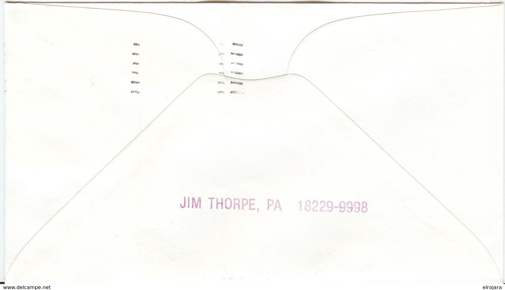 USA JIM Thorpe Winner Decathlon 1912 First Day Cancel Jim Thorpe MAY 25 1984 Postoffice Cancel On The Back - Sommer 1912: Stockholm