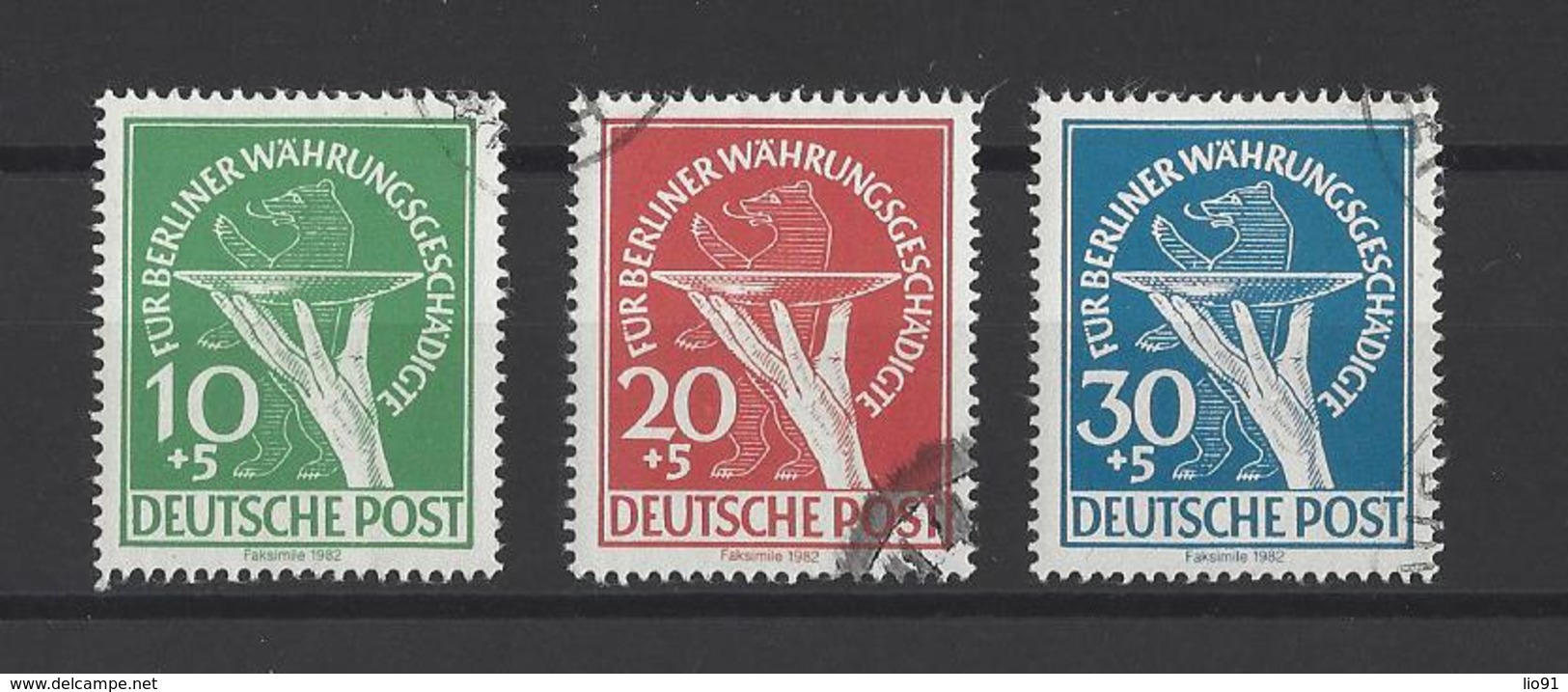 ALLEMAGNE BERLIN. YT   N° 54/56  ( FAUX )  Obl  1949 - Usati