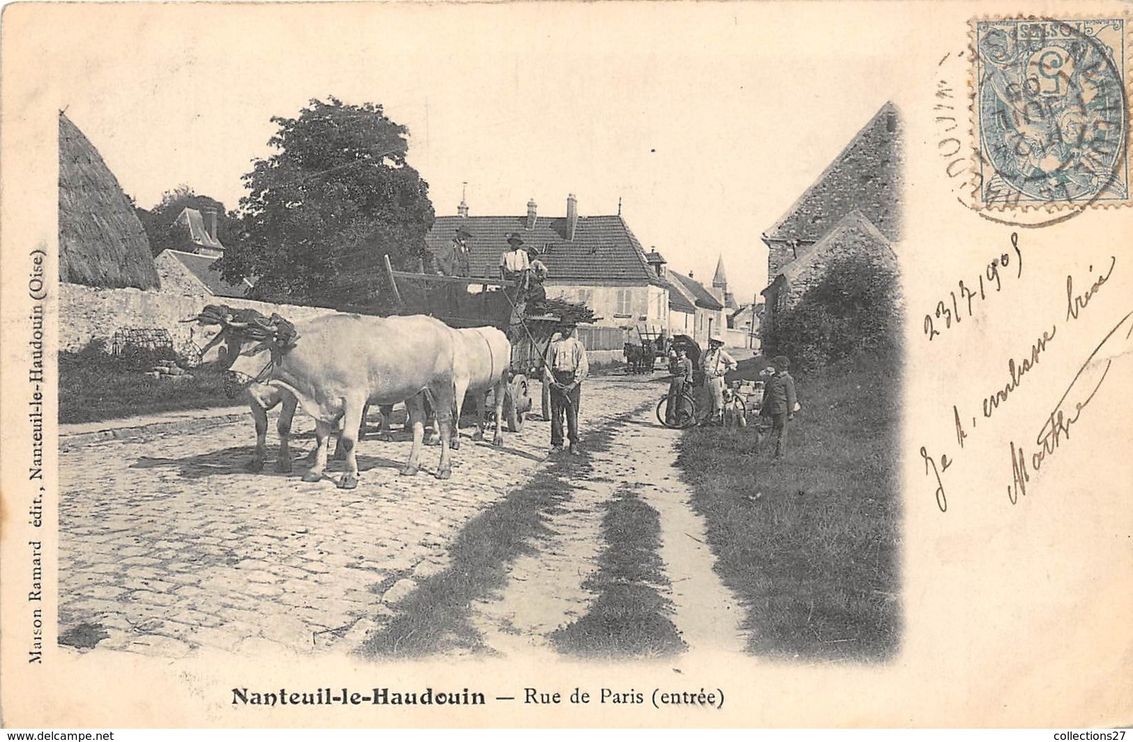 60-NANTEUIL-LE-HAUDOUIN- RUE DE PARIS - Nanteuil-le-Haudouin